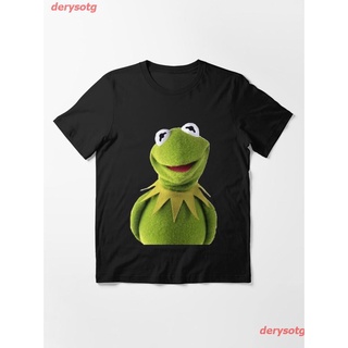 New Happy Kermit Essential T-Shirt เสื้อยืด ดพิมพ์ลาย ดผ้าเด้ง คอกลม cotton แฟชั่น discount Unisex ผ้านุ่ม