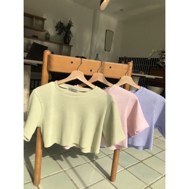 *พร้อมส่ง* Crop Top - Sleepy Murphy