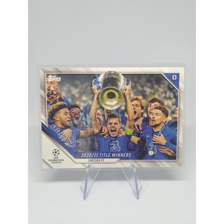 การ์ดบอล Chelsea Topps chrome champions league 2021/22 Soccer Cards