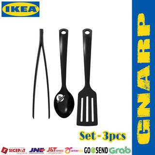 (Omah Den Ayu) ชุดเครื่องครัว ช้อน และมีดโกน GNARP IKEA 3 ชิ้น