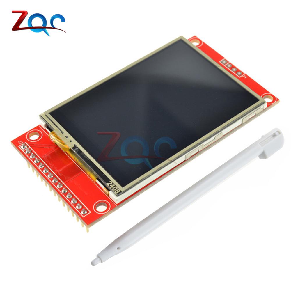 240*320 240x320 2.4" SPI TFT LCD Touch Panel Serial Port Module With PBC ILI9341 3.3V SPI Serial White 2.4 Inch LED