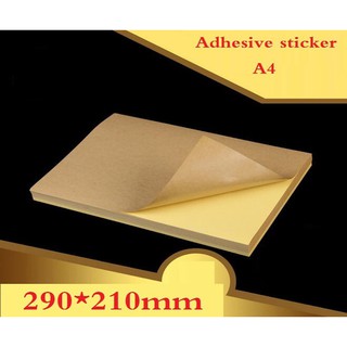 Gold/Silver /Kraft Sticker กระดาษสติกเกอร์สีทอง/สีเงิน/สีน้ำตาล หรือใส:สติกเกอร์สีทอง/สีเงิน/ สีน้ำตาล /สีส้ม ( 5 แผ่น )