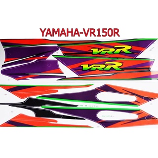 A สติ๊กเกอร์ติดรถมอเตอร์ไซด์ สำหรับ YAMAHA-VR150R ปี95  สีดำ