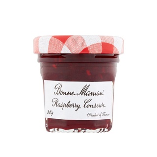 บอนน์ มาม็อง แยมราสพ์เบอร์รี่ 370 กรัม - Bonne Maman Raspberry Jam Fruit Spread 370g