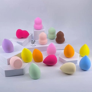 Colorful Puff ฟองน้ำแต่งหน้า ฟองน้ำรองพื้น พัฟคุชชั่น พัฟรองพื้น พัฟคอนซีลเลอร์ ฟองน้ำหนานุ่ม เกลี่ยง่ายไม่กินรองพื้น