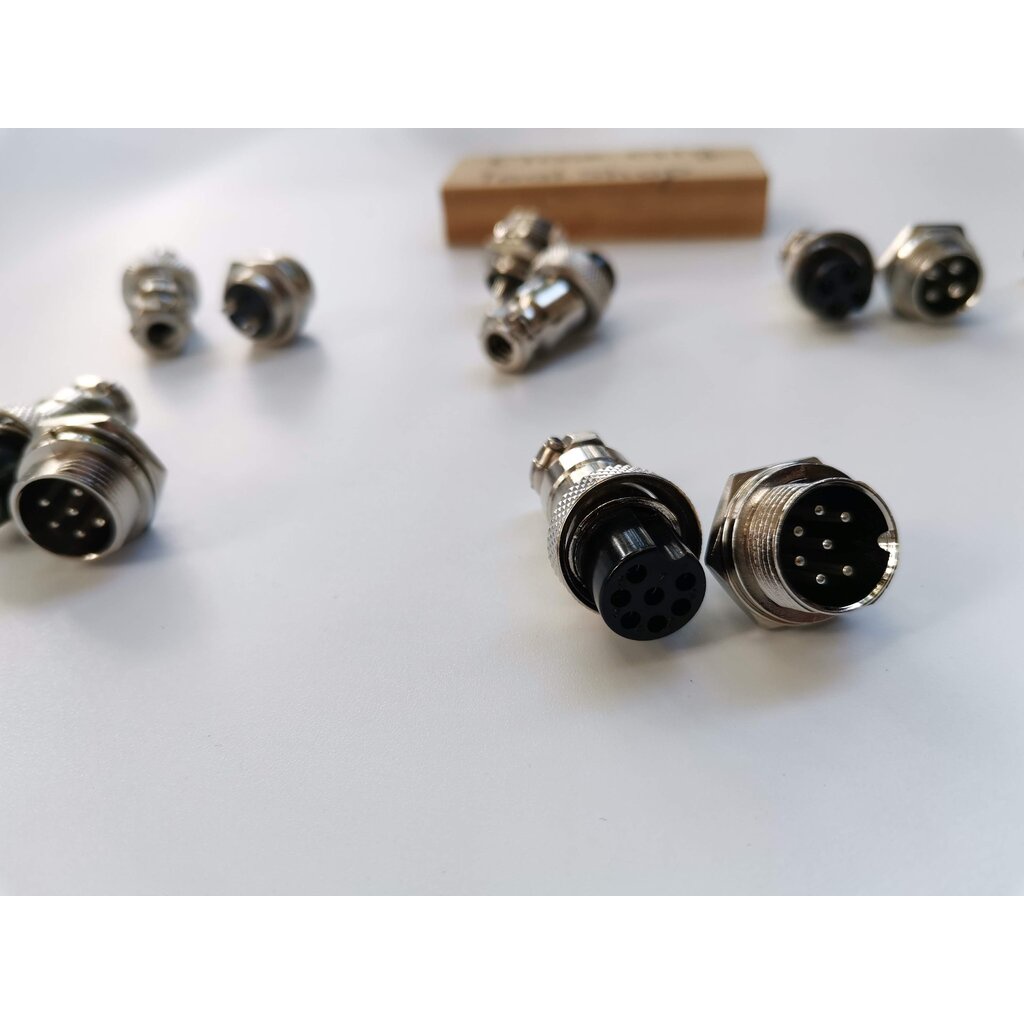 ขั้วต่อ GX16 หัวต่อ GX-16 2pin - 8pin gx 16 ได้ตัวผู้ตัวเมีย connector หัวต่อหลายคอร์ หัวต่อหลายพิน