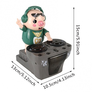 Sell well】DJ Electric Music Dancing Pig Toy,Rock Light Music Children's  Toys,Electric Doll Light Toys, 3 Sound Effects, | Shopee Thailand