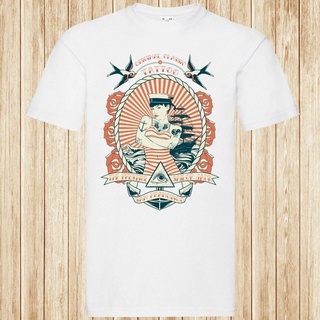 เสื้อยืด ลายรอยสัก Sailor Clasic สไตล์ฮิปฮอปS-5XL