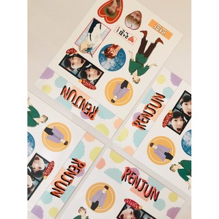 PVC สติ๊กเกอร์ ไดคัท กันน้ำ NCTDREAM renjun A6