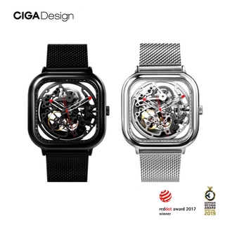 (ประกัน 1 ปี) CIGA Design Full Hollow Automatic Mechanical Watch - นาฬิกาออโตเมติกซิก้า ดีไซน์ รุ่น Full Hollow