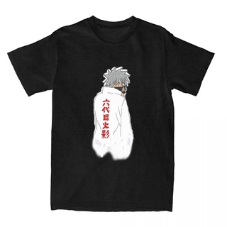 คอลูกเรือใหม่ เสื้อยืดลําลอง แขนสั้น พิมพ์ลาย Kakashi Bandai Naruto สไตล์วินเทจ สําหรับผู้ชายS-5XL