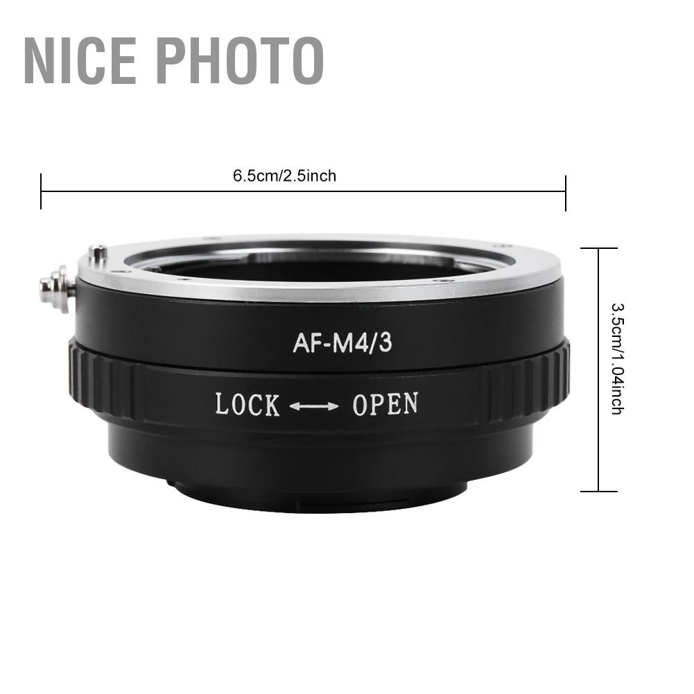 แหวนอะแดปเตอร์เลนส์กล้อง แบบแมนนวล สําหรับ Minolta Af To Fit M4/3 Mount