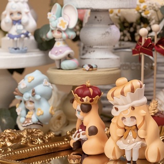 [แบบแยก] MEMELO Live Shot x 52TOYS 🐻🐯 ขนมหวาน Dessert Princess ของเล่น ของสะสม Blindbox Arttoy Designer Toy