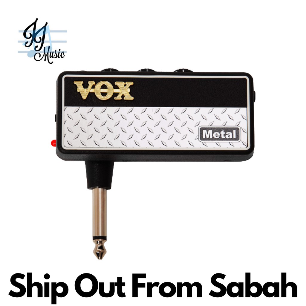 Vox AmPlug 2 Metal Headphone Guitar Amplifier (AmPlug2 / AP2-MT / AP2MT)