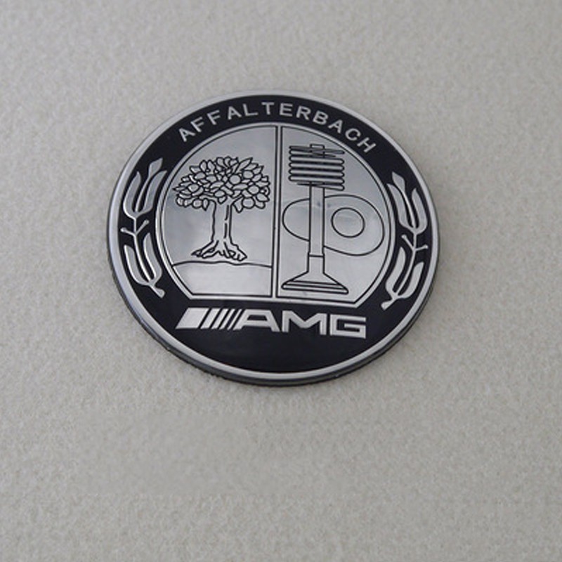 1X 75 มม.AMG ล้อ Hub Caps ฝาครอบสติกเกอร์สัญลักษณ์สําหรับ Mercedes ราคา ถูกที่สุด ดีลบีเคเค แกลเลอรีภาพที่ 7