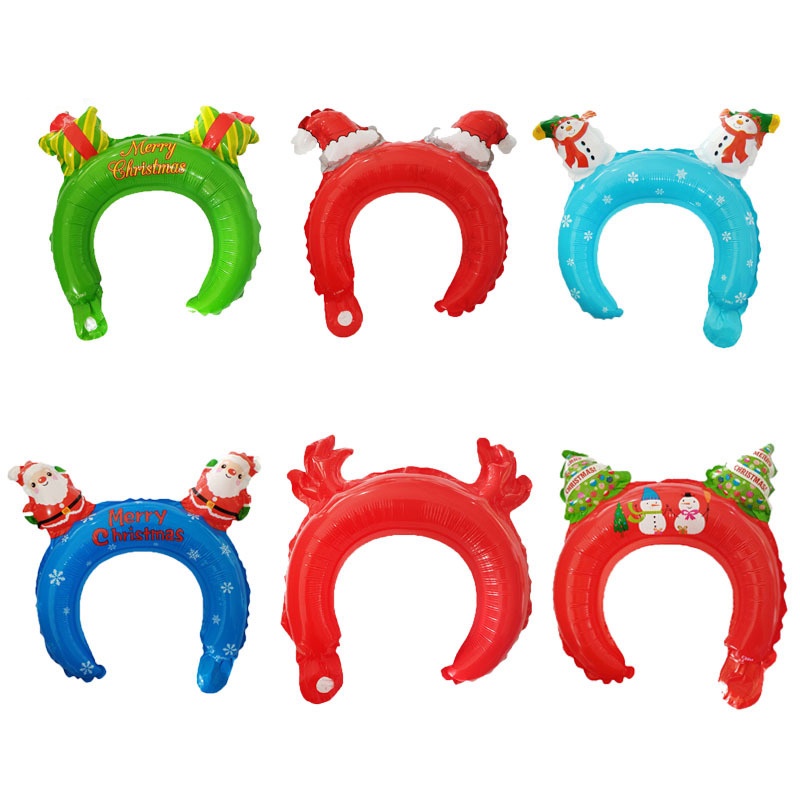 ที่คาดผม รูปซานตาคลอส สโนว์แมน สําหรับปาร์ตี้คริสต์มาส ปีใหม่ - รูปที่ 7