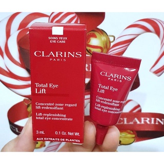 บำรุงผิวรอบดวงตากระชับภายใน60วิ แท้💯%CLARINS Total Eye Lift ขนาด 3ml. มีฉลากไทย