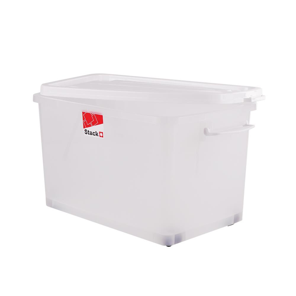 กล่องเก็บของ 70.5 ลิตร 2009 STACKO สีขาว STORAGE BOX STACKO 2009 70.5L ...