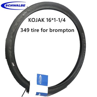 ยางนอก Schwalbe รุ่น Kojak 16x1 1/4 (32-349) ขอบลวดสำหรับ Brompton gravity