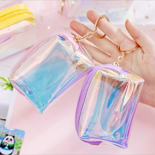 Creative Girl Laser Mini Portable Bag, กระเป๋าใส่เหรียญกระเป๋าใส่เหรียญกระเป๋าเครื่องสำอางเล็ก ๆ