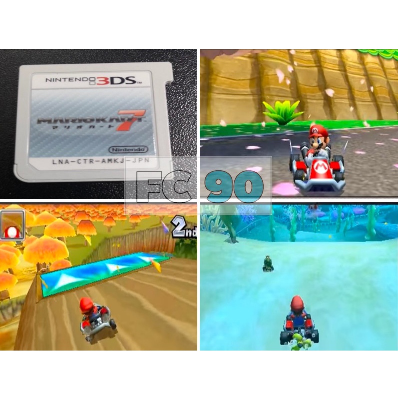 แผ่นเกมมาริโอแข่งรถ Mario Kart 7 [3DS] แผ่นแท้ ญี่ปุ่น มือสอง สภาพดี ไม่มีกล่อง