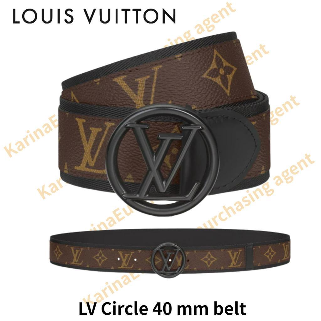 LV Circle 40 mm belt Louis Vuitton Classic models