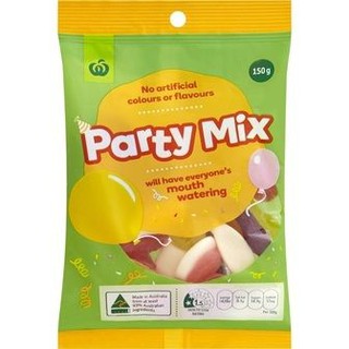 วูลเวิร์ธส์ปาร์ตี้มิกซ์แคนดี้ 150 กรัม/Woolworths Party Mix Candies 150g