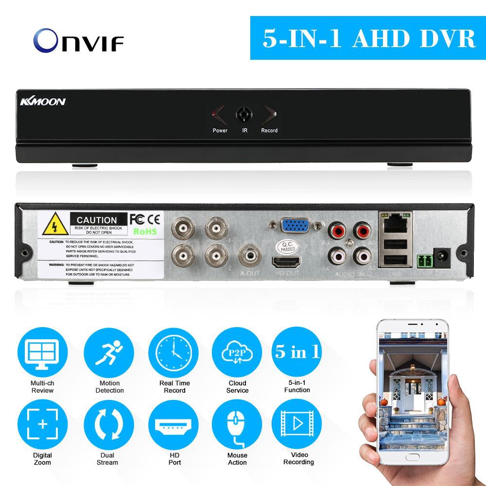 KKmoon 8CH 1080P P2P Onvif AHD DVR 4pcs 720P Outdoor Bullet CCTV Camera CCTV Kit
