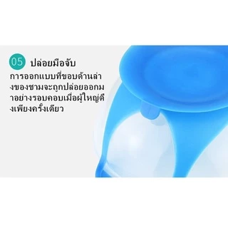 ชามข้าวเด็ก ชามก้นดูด เซ็ต 3 ชิ้น (ฝา/ชาม/ช้อน)ชามสำหรับเด็ก และช้อนนิ่มวัดอุณห ได้ช่วยให้เด็กฝึกกินข้าวด้วยตัวเอง