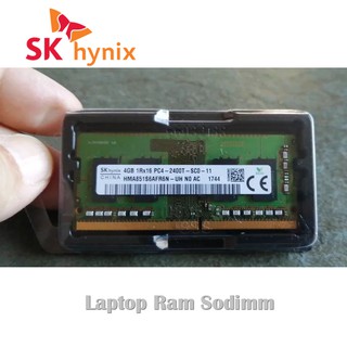 SK Hynix 4GB DDR4 Bus 2400MHz 1Rx16 PC4 แรมโน๊ตบุ๊ค(สินค้าใหม่) รับประกัน 2 ปี