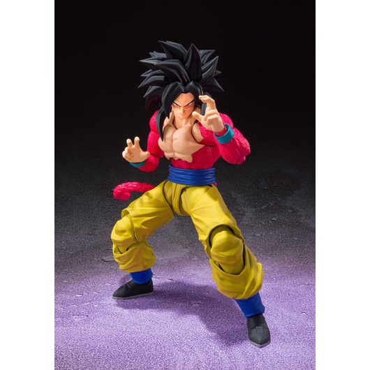 **พร้อมส่ง**S.H.Figuarts Super Saiyan 4 Son Goku ร่างลิงแดงจาก Dragon Ball GT ของใหม่แท้ #4