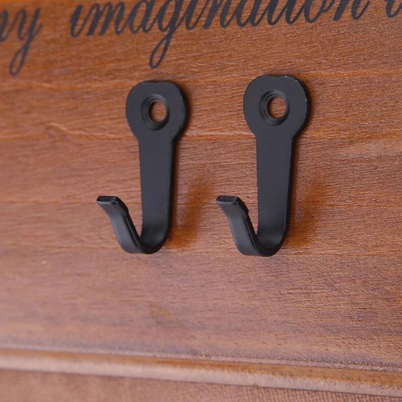 XI Wrought Iron Heart Wall Hook โลหะตะขอเสื้อแขวนอุปกรณ์อเนกประสงค์