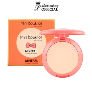 HF3031 Sivanna Colors Mini Bowknot Mineral Compact Powder ซีเวียน่า แป้งพัฟ มินิ โบนอท 8.5 กรัม @lottashop