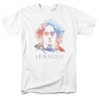 เสื้อยืดผ้าฝ้าย เสื้อยืดแขนสั้นลําลอง คอกลม ผ้าฝ้าย 100% พิมพ์ลาย John Lennon สีสันสดใส แฟชั่นฤดูร้อน สําหรับผู้ใหญ่