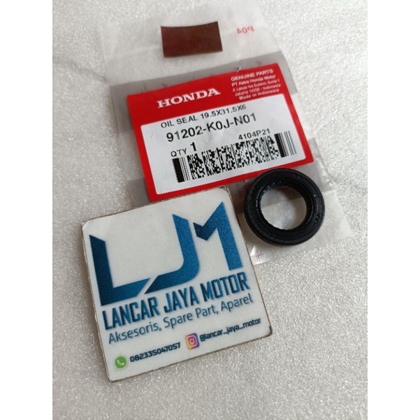 91202-K0J-N01 ซีลน้ํามัน SIL AS KRUK AS CRANKSHAFT LEFT GENIO BEAT K1A NEW SCOOPY FI K2F 91202K0JN01