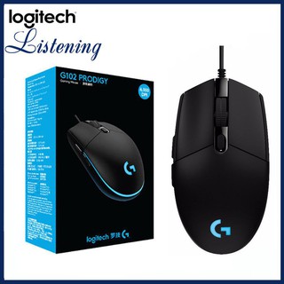 เมาส์เล่นเกมแบบใช้สาย โลจิเทคLogitech G102 เมาส์ LED สี 8000 DPI BlyY