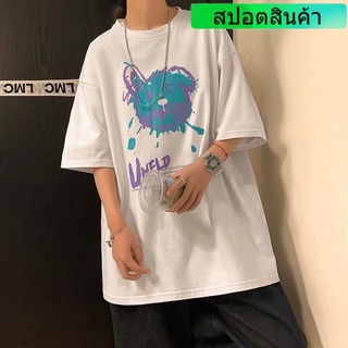 【-5Xl】เสื้อยืดคอกลม แขนสั้น พิมพ์ลายการ์ตูนอนิเมะ สไตล์ญี่ปุ่น ทรงหลวม ใส่สบาย สําหรับผู้ชาย