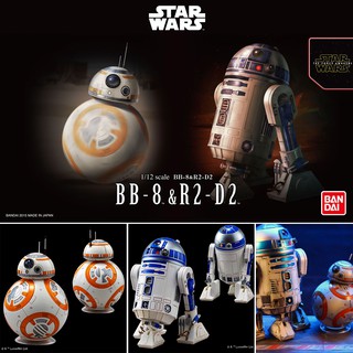 Model Figma งานแท้ Bandai Star Wars สตาร์ วอร์ส เอพพิโซด 7 อุบัติการณ์แห่งพลัง BB-8 &amp; R2-D2 บีบีเอท และ อาร์ทูดีทู