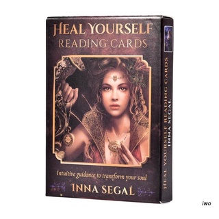 การ์ดอ่านหนังสือ Iwo Heal Yourself 36 การ์ดสําหรับเล่นเกมส์