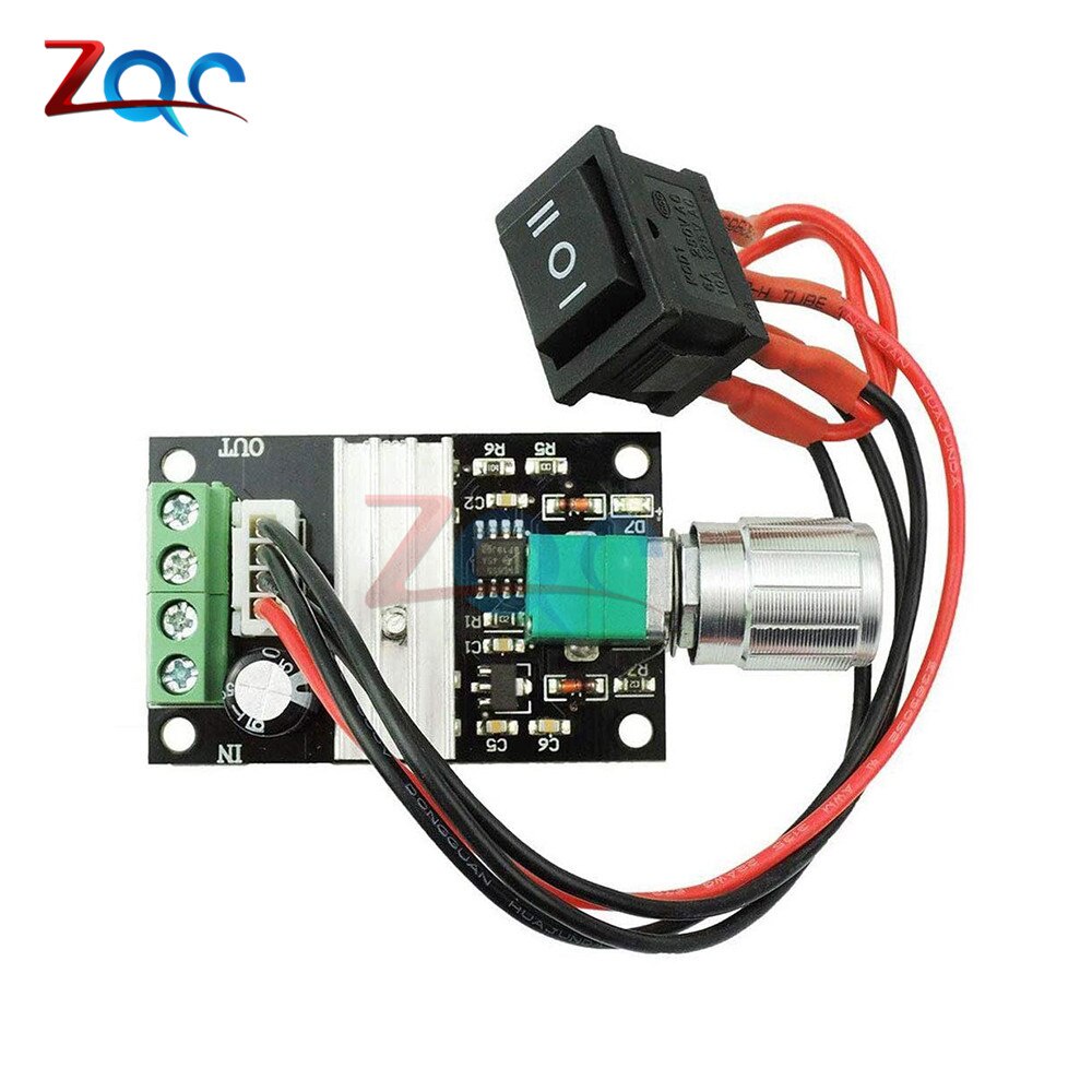 Dc 6V 12V 24V 28V 3A 80W DC มอเตอร์ควบคุมความเร็ว PWM ความเร็ว สวิตช์ย้อนกลับ ปรับได้ 1203BB DC มอเตอร์ ไดรเวอร์ ย้อนกลับ บอร์ด