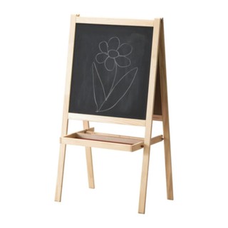 MALA กระดานไม้ 2 หน้า Easel, softwood 43*62*118cm (ขาว)