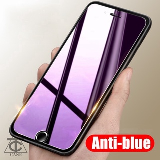 ฟิล์มกระจกถนอมสายตา ANTI BLUE Glass กาวเต็มจอ Compatible for iPhone 14 13 12 11 Pro Max Mini Xs Max X Xr 7 8 6 6s Plus