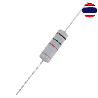 5pcs ตัวต้านทาน Resistor 2W Watt 5% Carbon Film Resistance 0.1ohm - 750 ohm OHMs