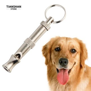 Tianshan Ultrasonic Pet Dog Puppy Whistle เสียงการเชื่อฟังการฝึกอบรมผู้ฝึกอบรม Key Ring