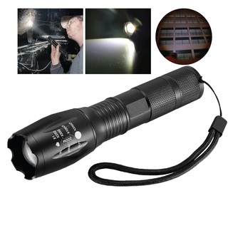 T6 ไฟฉายแรงสูง  LED CREE XML T6 5 โหมด Flashlight *