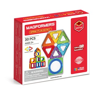 ของเล่น Magformers  Basic Plus 30 Set (Inner Circle) ตัวต่อแม่เหล็กเสริมพัฒนาการเด็ก