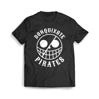 เสื้อผ้าผชเสื้อยืด พิมพ์ลายโจรสลัด One Piece Jolly Roger DonquixoteS-5XL