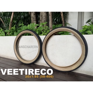 ยางนอก BMX - VEETIRECO รุ่น SPEED 20x1.95 สีดำ แก้มแก้ว ดอกวีเชฟ