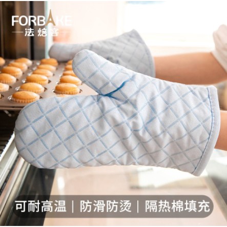 ถุงมือบุฉนวนกันความร้อน For bake สีพาสเทล 1 ข้าง