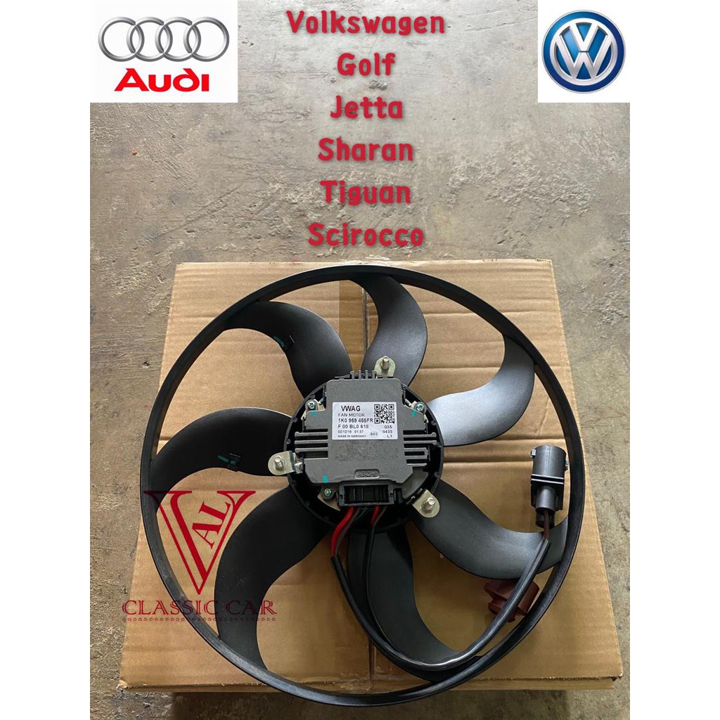 VOLKSWAGEN PASSAT GOLF MK6 JETTA SHARAN TIGUAN SCIROCCO FAN MOTOR WITH BLADE ( BIG ) ( 1K0 959 455FR